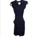 Anthropologie Dresses | Anthropologie Odille All Seasons Navy Tie Back Size 0 Dress With Pockets. | Color: Blue | Size: 0