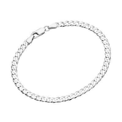 Smart Jewel Armband Panzerkette diamantiert, massiv, Silber 925 19 cm Damen Image