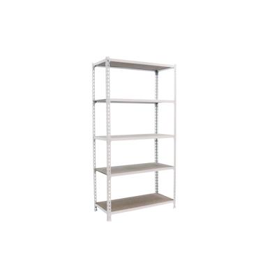 PROREGAL Schwerlastregal BIG MULI | HxBxT 200x110x50cm | Fachlast 200kg | Weiß | Lagerregal Werkstattregal | Standregal Lagerregal Image