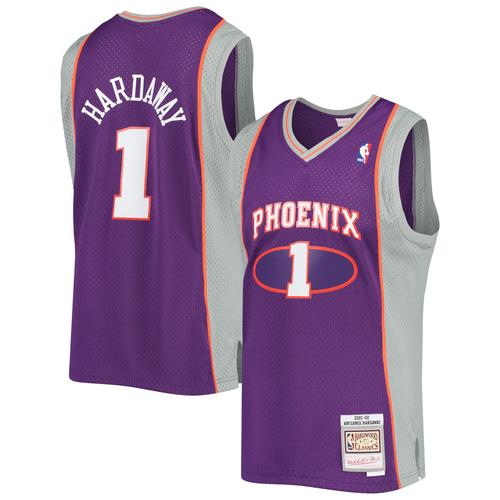 Lila Mitchell & Ness Penny Hardaway Phoenix Suns 2001/02 Hardwood Classics Swingman-Trikot für Herren