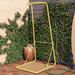 Novogratz Rainey Outdoor Shower w/ Xl Base & Waterfall Bar Wood in Brown | 80 H x 35.4 W x 40.1 D in | Wayfair 88907YLW1E