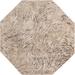 Brown 72 x 72 x 0.5 in Area Rug - RugPal Contemporary Araceli Area Rug Sand Color Polypropylene | 72 H x 72 W x 0.5 D in | Wayfair 1945323