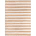 Gray 192 x 146 x 0.5 in Area Rug - RugPal Carlotta Southwestern Handmade Braided Cotton Area Rug in Tan Cotton | 192 H x 146 W x 0.5 D in | Wayfair