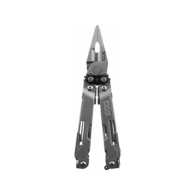 SOG Specialty Knives & Tools PowerAccess Deluxe Multi-Tool Stainless Steel Blade Stone Wash Finish Grey/Grey SOG-PA2001-CP