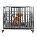 Tucker Murphy Pet™ 37" Heavy Duty Stainless Steel Dog Cage Crate Kennel in Gray | 30 H x 37 W x 25 D in | Wayfair 84A082BD4EEC473D9BFA5B6FFFF02F9F