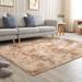 Brown 90 x 70 x 1.5 in Living Room Area Rug - Brown 90 x 70 x 1.5 in Area Rug - Everly Quinn Home Decorate Area Rugs Soft Shaggy Rug For Living Room BedRoom 5X8 Feet | Wayfair