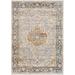 Brown/Gray 156 x 106 x 0.28 in Area Rug - Bungalow Rose Aderholt Oriental Machine Woven Area Rug in Polyester | 156 H x 106 W x 0.28 D in | Wayfair