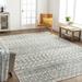 Gray/White 144 x 108 x 0.1 in Area Rug - The Twillery Co.® Crewe Machine Woven Indoor/Outdoor Area Rug in, | 144 H x 108 W x 0.1 D in | Wayfair