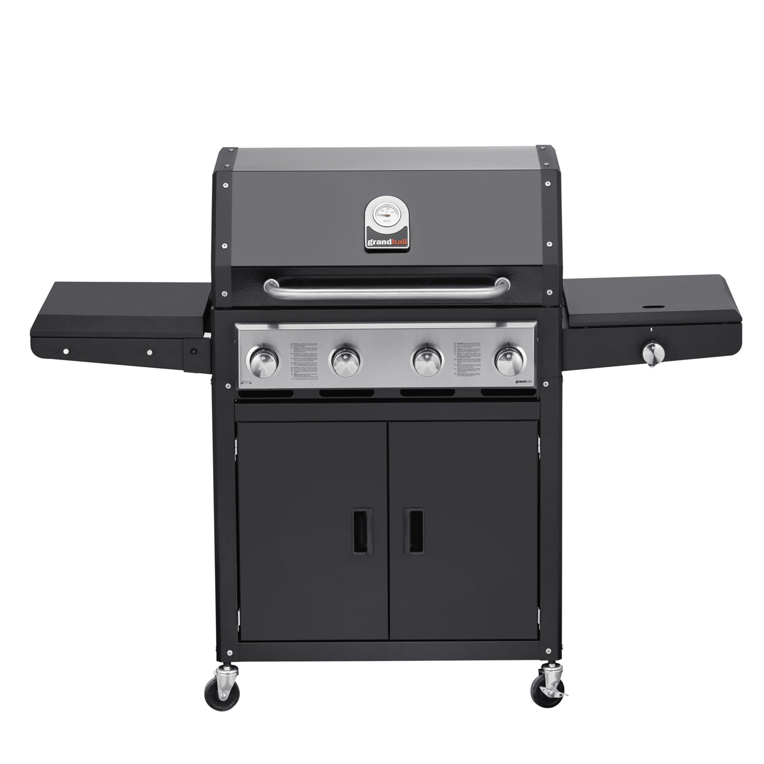 Grandhall Gasgrill Xenon 4 Black - 4 Brenner + Seitenbrenner Image