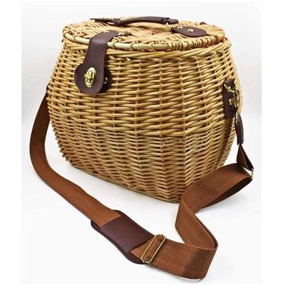Pilzkorb, Weidenkorb mit Schulterriemen cm 29 cm x 25 cm x h 28 cm Image