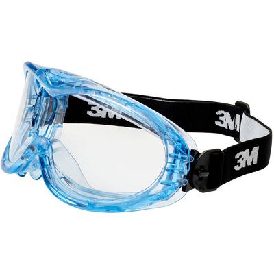 Fahrenheit fheit Vollsichtbrille mit Antikratz-Schutz Blau, Schwarz en 166 din 166 - 3M