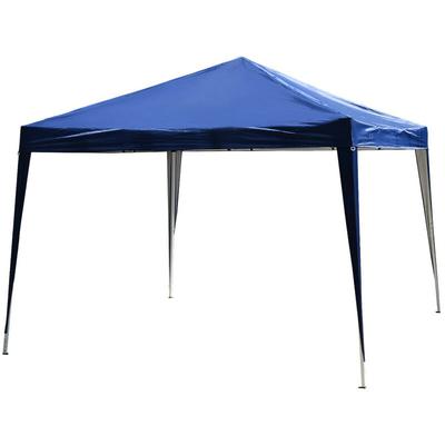 Tonnelle Barnum de Jardin Pliant Imperméabilisé Mikonos 3 x 3 x 2,55 m Bleu