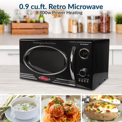 Nostalgia Retro Microwave Oven - .9 Cu. Ft.