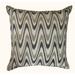 Jiti Outdoor Mid-Century Electric Zigzag Patterned Square Throw Pillows Cushions for Pool Patio Chair 20 x 20