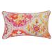 Jiti Outdoor Waterproof Traditional Colorful Ikat Patterned Rectangle Lumbar Pillows 12 x 20