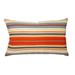 Jiti Outdoor Vibrant Mixed Patterned Waterproof Decorative Rectangle Lumbar Pillow 12 x 20