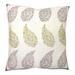 Jiti Indoor Abstract Patterned Block Print Linen Decorative Accent Large Square Throw Pillows 24 x 24