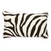 Jiti Outdoor Waterproof Casual Animal Zebra Textured Patterned Rectangle Lumbar Pillows Cushions for Outdoor Pool Patio Chair