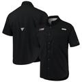 Men's Columbia Black Chicago White Sox Americana Tamiami Omni-Shade Button-Down Shirt