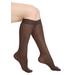 Women's 3-Pack Knee-High Compression Socks by Comfort Choice in Dark Coffee (Size 2X)