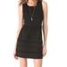 Madewell Dresses | Madewell Black Silhouette Ponte Dress Sz S | Color: Black | Size: S