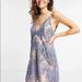 Free People Dresses | Free People Periwinkle Night Shimmers Mini Dress | Color: Blue | Size: 2