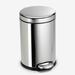 GATESUER 1 Gallon Step On Trash Can Metal in Gray | 12.1 H x 7.6 W x 7.6 D in | Wayfair GTA22429-SIM-P