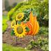 Plow & Hearth Pumpkin & Gourd Garden Stake Metal | 36.5 H x 3.5 W x 30 D in | Wayfair 56557