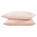 Bare Home Organic 100% Percale Pillowcase 100% cotton in Pink | Standard | Wayfair 840105718734