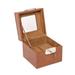Winston Porter Watch Box Faux Leather in Brown | 4 H x 4 W x 4 D in | Wayfair FC19C747C13347E182E4E61F368D9114