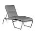 Summer Classics Skye 80.5" Long Reclining Single Chaise w/ Cushions Wicker/Rattan in Gray | 41 H x 28 W x 80.5 D in | Outdoor Furniture | Wayfair