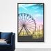 SIGNLEADER Framed Canvas Print Wall Art Blue | 24 H x 16 W x 1.5 D in | Wayfair 8022271760829