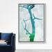 SIGNLEADER Framed Canvas Print Wall Art Gradient Tree Branch Silhouette Floral Plants Digital Art Modern Art Rustic Colorful Ultra For Living Ro Canvas | Wayfair