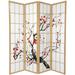 World Menagerie Marlee Folding Rice Paper Room Divider Wood in White/Brown | 70.25 H x 69 W x 0.75 D in | Wayfair F253DAC1B4F54F75BFAC1D9AA6DC270B