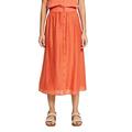 ESPRIT Damen 042EO1D318 Rock, 870/CORAL ORANGE, 42