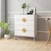 Wood Dresser with 4 Drawers for Bedroom, White