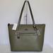 Coach Bags | Coach Taylor Large Pebble Leather Tote- Army Green Color | Color: Green | Size: 11.5” L X 10.25” H X 5.5” D