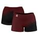 Women's Maroon Alabama A&M Bulldogs Color Block Shorts