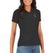 Women's Antigua Black San Diego Seals Team Logo Legacy Pique Polo