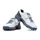 4 WITH QUIVE SEGA Reach, Performance Cricket Shoes, White/Blue/Grey, Men's Sports Footwear (Grey, Numeric_12)