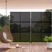 MAYEERTY 6.5 ft. H x 4 ft. W Metal Privacy Screen | 76 H x 47 W x 2 D in | Wayfair AFR19_A19