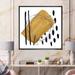 East Urban Home Abstract Geometric in Brown w/ Black Polka - Painting on Canvas in Black/Brown | 30 H x 30 W x 1 D in | Wayfair