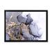 East Urban Home and Shiny Golden Alcohol Ink - Print on Canvas Plastic in Gray | 34 H x 44 W x 1.5 D in | Wayfair 79174C925F934EE7BF26EFC40313689D