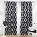 Amalgamated Textiles Kochi Light Filtering Linen Blend Grommet Top Curtain Panel Pair Polyester in Black | 96 H x 52 W in | Wayfair