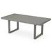 POLYWOOD® Edge Dining Table Plastic in Gray | 29.25 H x 78 W x 40.15 D in | Outdoor Dining | Wayfair EMT4078GY