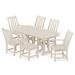 POLYWOOD® Vineyard 7-Piece Outdoor Dining Set Plastic in Brown | 71.5 W x 36.75 D in | Wayfair PWS625-1-SA
