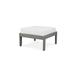 POLYWOOD® Braxton Deep Seating Outdoor Ottoman Plastic in Gray/Brown | 17 H x 25 W x 25 D in | Wayfair 4500-GY152939
