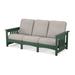 POLYWOOD® Club Mission Outdoor Sofa Plastic/Olefin Fabric Included | 34.18 H x 76.5 W x 36 D in | Wayfair PWCMC71GR-145982