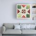 The Holiday Aisle® Anne Tavoletti "Holiday On The Farm XII" Canvas Art Canvas, Cotton in Green/White | 18 H x 18 W x 2 D in | Wayfair