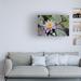 Latitude Run® Susan Vizvary Photography "NZ Waterlily" Canvas Art Canvas, Wood in White | 30 H x 47 W x 2 D in | Wayfair